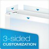 Cardinal 3" Clear View D-Ring Binder, Easy Open, White 10330